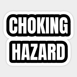 Choking Hazard Sticker